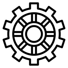 Steampunk icon vector image. Can be used for Movie Genres.