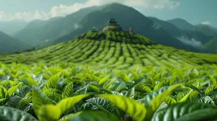 Foto auf Leinwand rice terraces in island © Denis