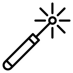 Laser Beam icon vector image. Can be used for Additive Maufacturing.