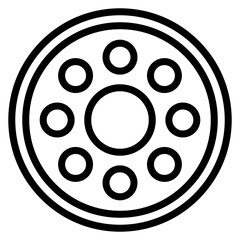 Print Chamber icon vector image. Can be used for Additive Maufacturing.
