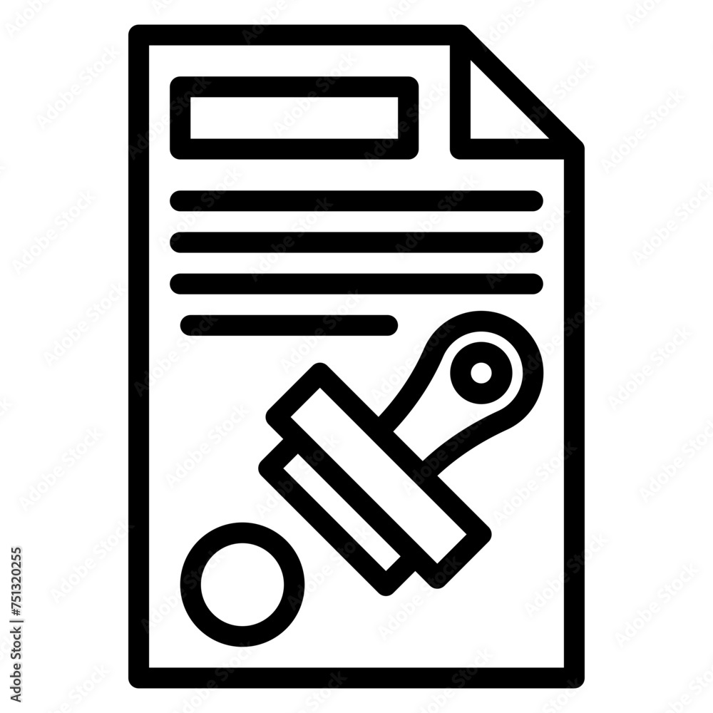 Poster permissions icon vector image. can be used for business onboarding.