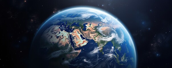 photo of earth from space