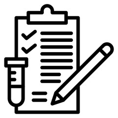 Lab Analysis icon vector image. Can be used for Virtual Lab.