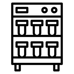Incubator icon vector image. Can be used for Virtual Lab.