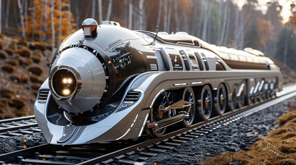 Futuristic locomotive