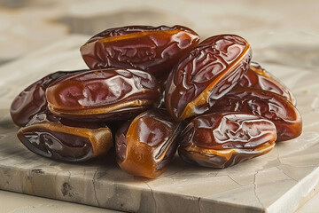 Dates Fruit close up for Ramadan created with Generative AI
