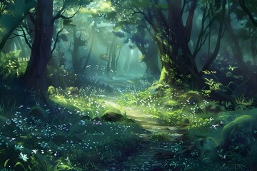 Woodland Wanderlust Serene Trails Through Enchan




