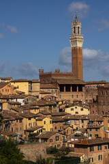 Fototapeta premium view of Siena in Tuscany