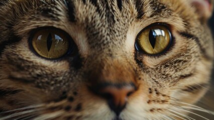 Close-up cat face