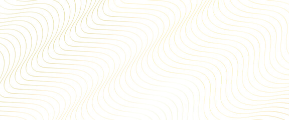 Vector abstract warped diagonal striped background, curved twisted slanting, waved lines pattern Transparent of the pattern of the golden lines abstract background.