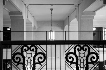 Stair gates in old architecture