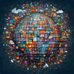 Amidst the chaos of progress, the world hums with the rhythm of innovation and evolution. 