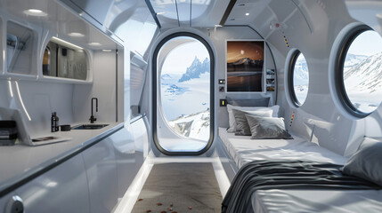 Hyperloop capsule hotels