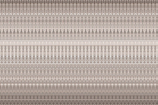 Zig zag pattern made of linen fiber fabric. Natural brown linen fabric background. Fiber structure texture. Vintage canvas pattern.