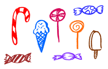 Candy Crayon Drawing