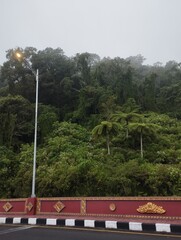 Bali Island, 22 May 2023 : road in the jungle