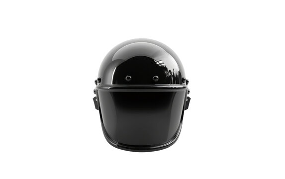 Bulletproof Helmets in Action On Transparent Background.