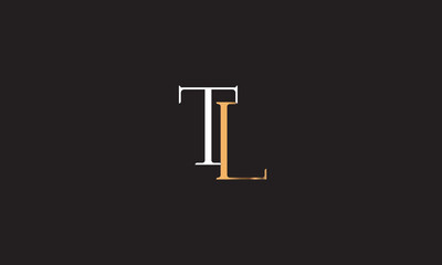 TL, LT, T, L Abstract Letters Logo Monogram