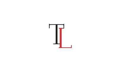 TL, LT, T, L Abstract Letters Logo Monogram