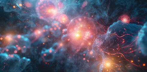 Nebulae in the universe, generative ai