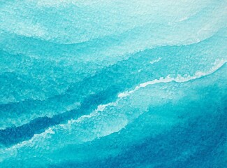 Blue azure turquoise abstract watercolor background for textures backgrounds and web banners