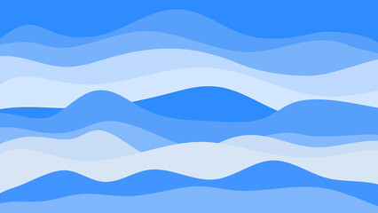 blue abstract background with waves
