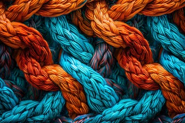 a close up of a rope
