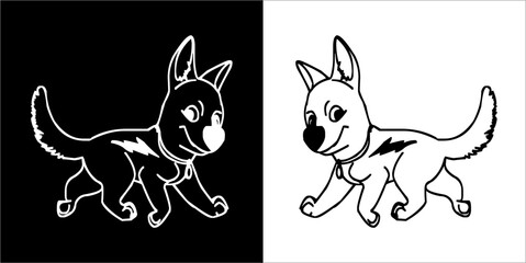 Illustration vector graphics of pupie icon