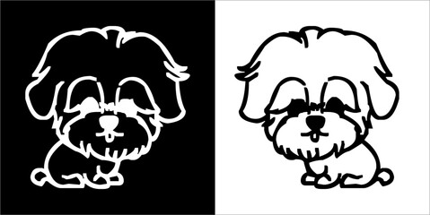 Illustration vector graphics of pupie icon