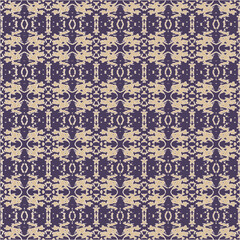 Blue and white watercolor ornament painted with watercolor on paper.