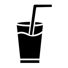 Orange Juice glyph icon