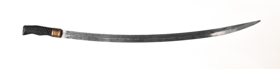 officer saber isolated on white background