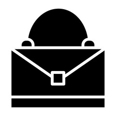 Bag glyph icon