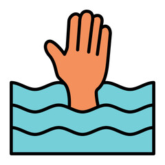   Help line filled icon