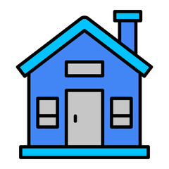   House line filled icon