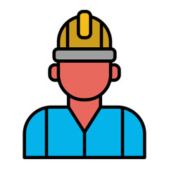   Builder line filled icon