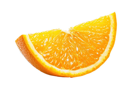 Orange Slices isolated on transparent Background