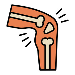   Orthopedics line filled icon