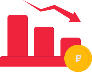 Russian Ruble Currency Decrease