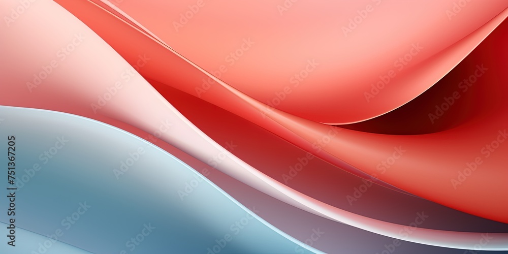 Poster sleek abstract graphic featuring a curvy shape with a smooth gradient, perfect for contemporary desi