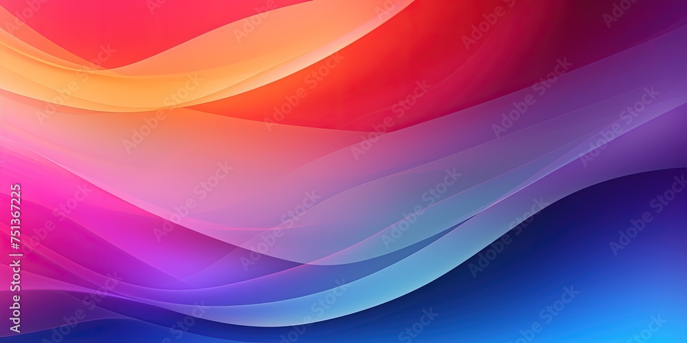 Poster multicolored gradient background