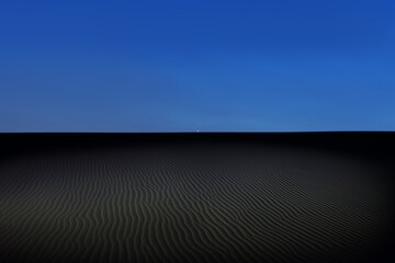 砂丘と金星