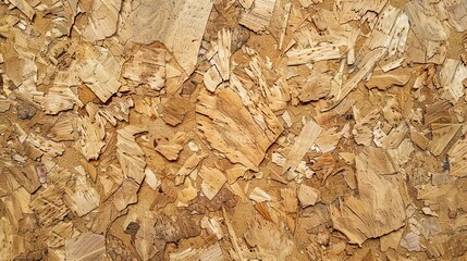 Abstract background of cork surface with natural chaotic texture in light brown color