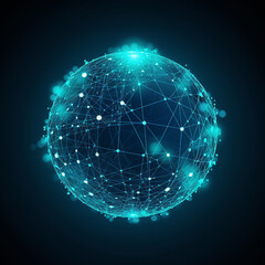 Obraz premium abstract blue background