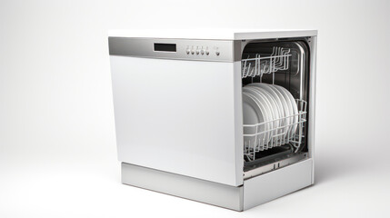 Dishwasher on a white background