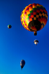 hot air balloon in the sky