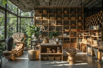 Eco-Innovative Design Forge: This factory merges ecological consciousness with innovative design, creating products that are not only functional but also environmentally forward-thinking.