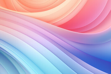 Dynamic wavy abstract fluid gradient simple background. Vibrant smooth trendy presentation backdrop.