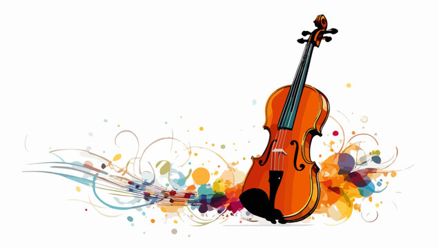 Ilustraci&oacute;n de viol&iacute;n