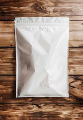 white packaging bag mockup